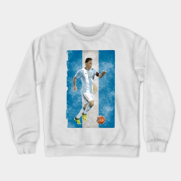 world cup 2018 argentina Crewneck Sweatshirt by SIM1